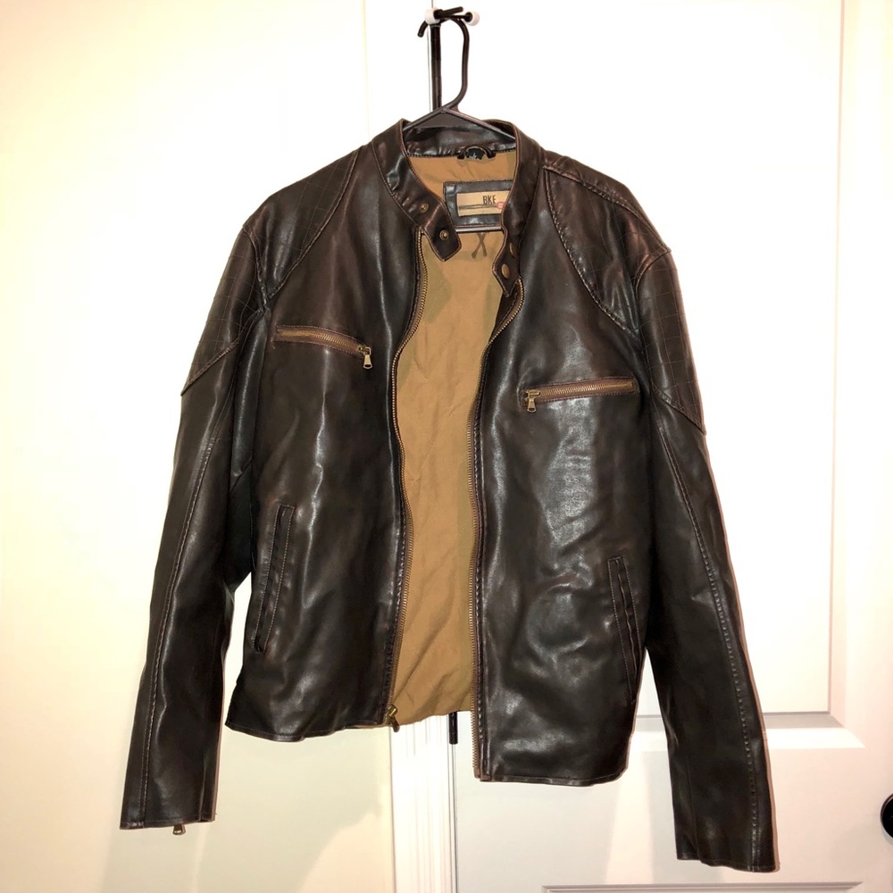 BKE Leather Bomber Jacket. LIKE NEW